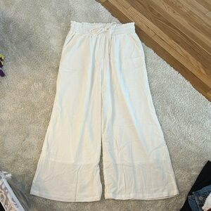 White Linen Pants